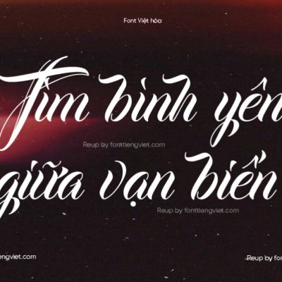 Font Việt hóa UTM Bandung
