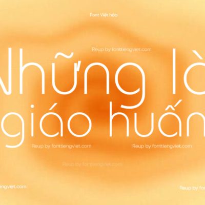 Font Việt hóa UTM Bauhaus Light