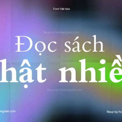 Font Việt hóa UTM Bembo