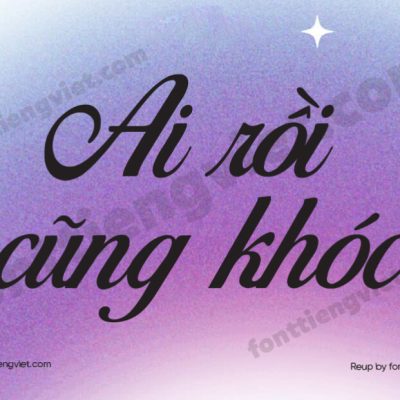 Font Việt hóa UTM Birds Paradise