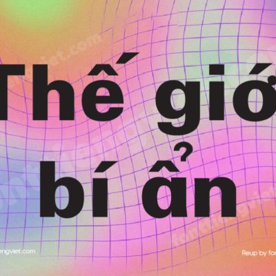 Font Việt hóa UTM Black