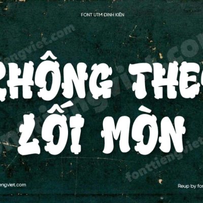 Font Việt hóa UTM Bubble Boom