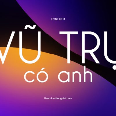 Font Việt hóa UTM Caviar