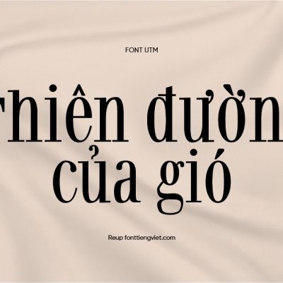 Font Việt hóa UTM Classizism Antiqua