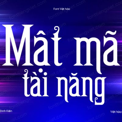 Font Việt hóa UTM Euphoria