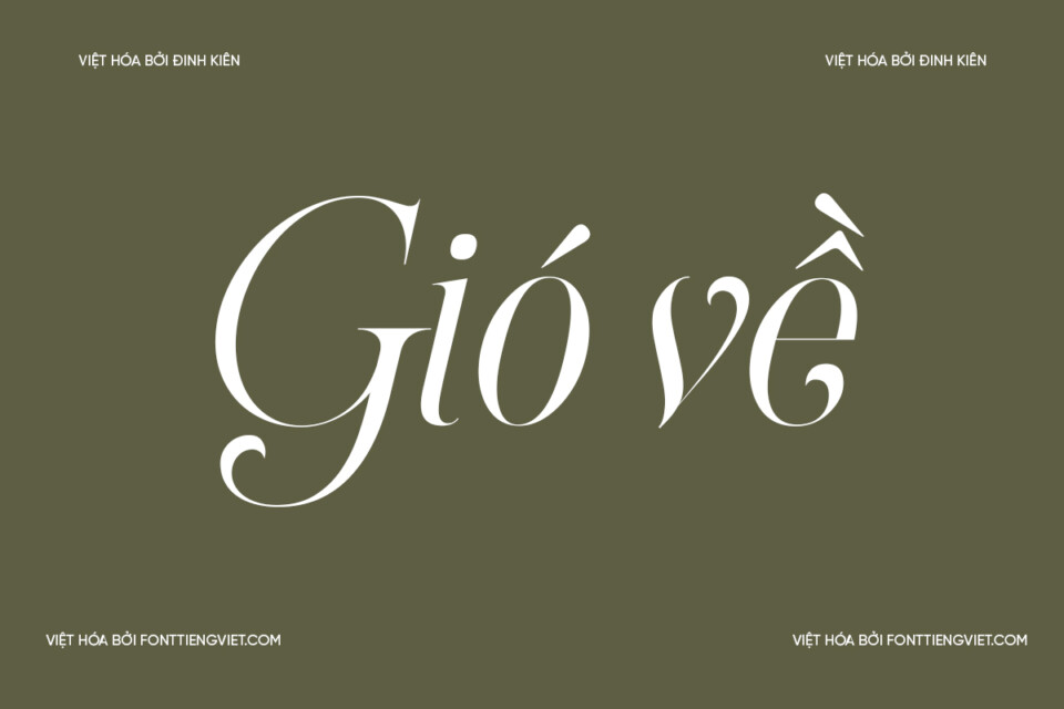 Font Việt hóa UTM Heroe Pro