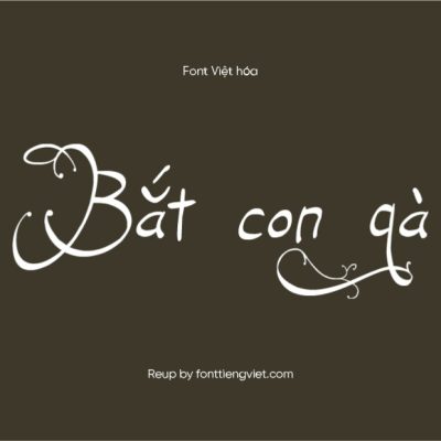 Font Việt hóa UVF Jellyka Endless Voyage