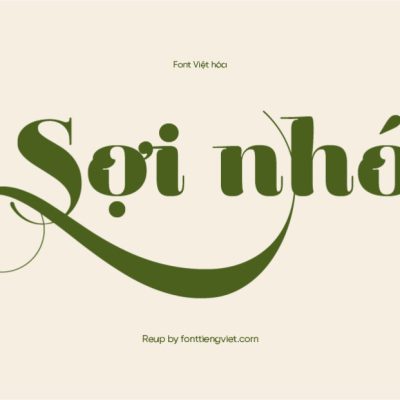 Font Việt hóa UVF Reina 12 Pro