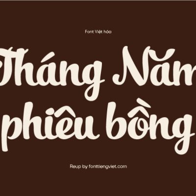 Font Việt hóa UVF Slim Tony