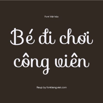 Font Việt hóa VNF Sofia