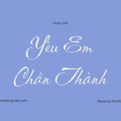 Font Việt hoá VNI 30 ShishoniBrush