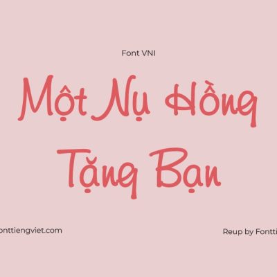 Font Việt hoá VNI Diudang