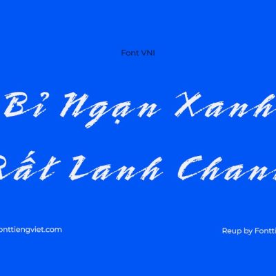 Font Việt hoá VNI Netbut