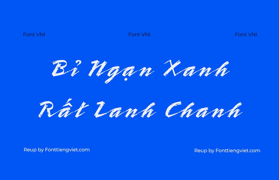 Font Việt hoá VNI Netbut
