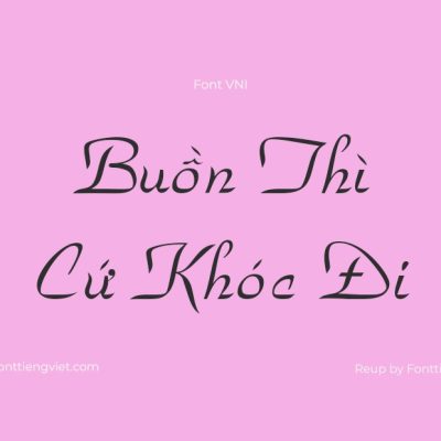 Font Việt hoá VNI Park