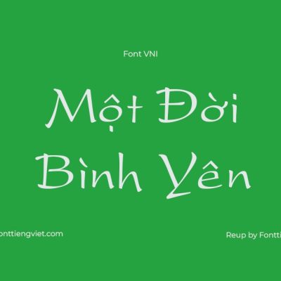 Font Việt hoá VNI Present