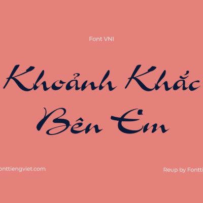 Font Việt hoá VNI Slogan