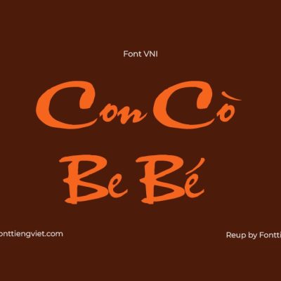 Font Việt hoá VNI Thuphap1