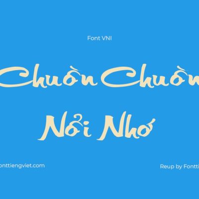 Font Việt hoá VNI Thuphap3