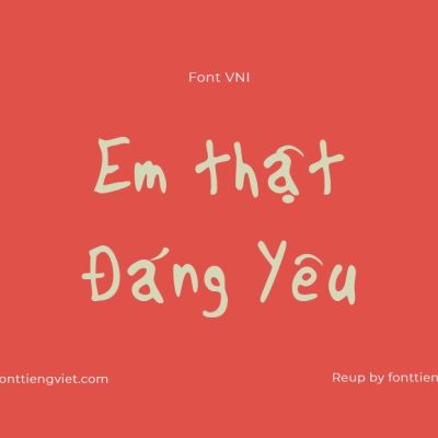 Font Việt hoá VNI Viettay