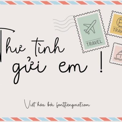 Font việt hóa 1FTV Carlytte kiểu viết tay