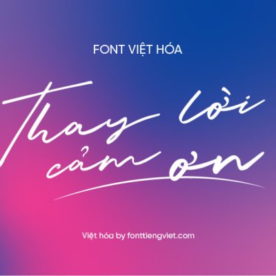 Font việt hóa 1FTV VIP Briquete