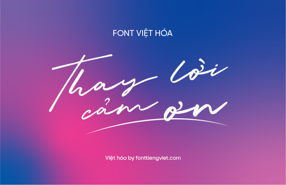 Font việt hóa 1FTV VIP Briquete