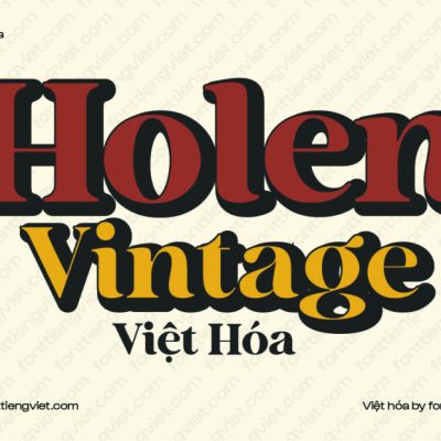Font việt hóa 1FTV VIP Holen Vintage