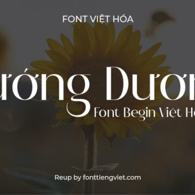 Font việt hóa VL Begin
