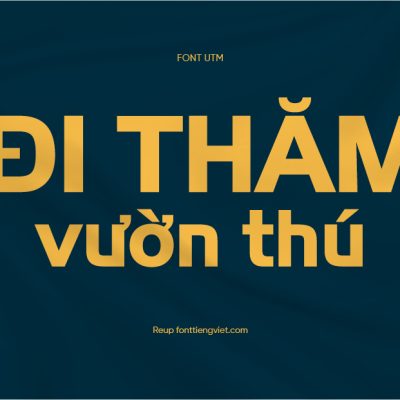 Font Việt hóa UTM Hanzel
