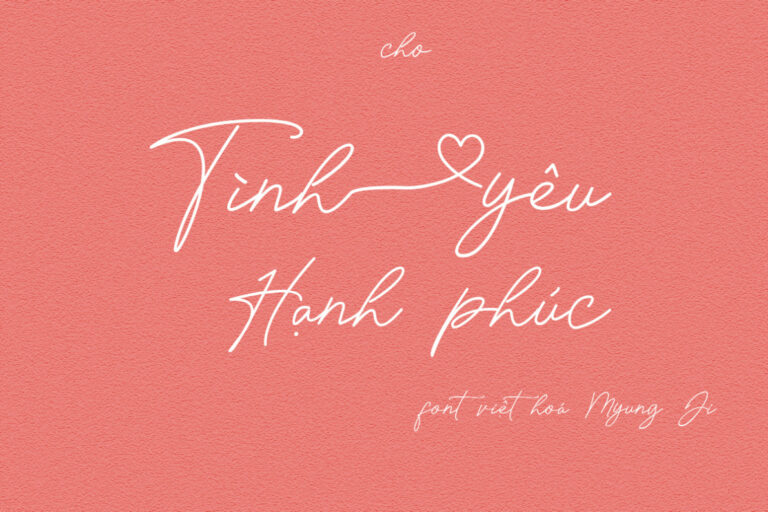 Font việt hoá MJ LoveLy Love