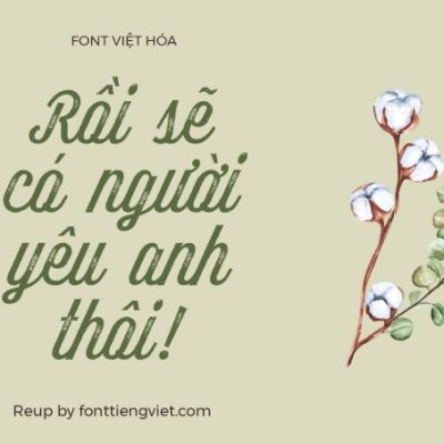 Font việt hóa MTD Authentica Rough