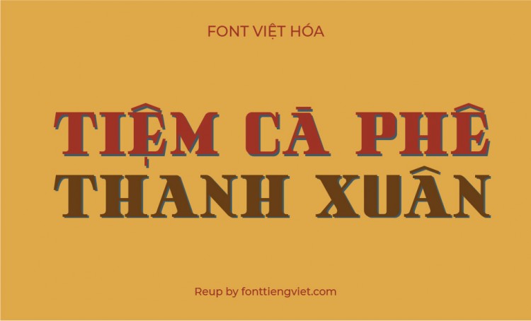 Font việt hóa LNTH PeterObscure ( Font vintage retro )