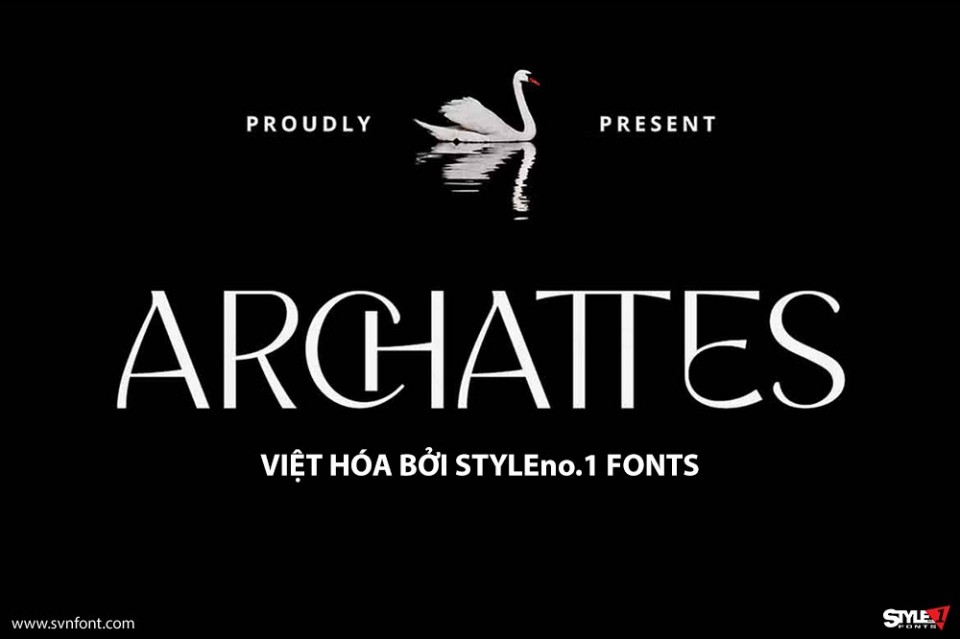 Font việt hóa SVN Archattes