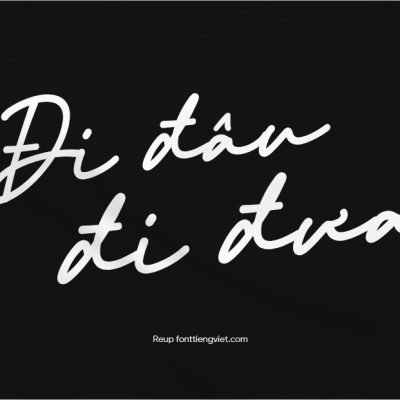 Font Việt hóa SVN Athena Signature