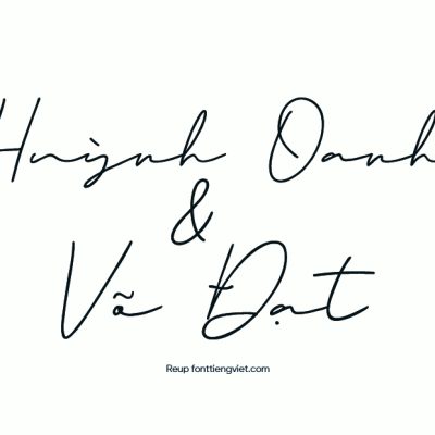 Font Việt hóa SVN Clodia