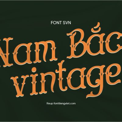 Font Việt hóa SVN Constreu