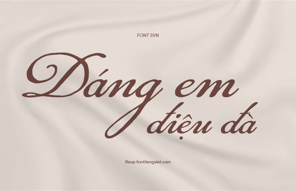 Font việt hóa SVN Daisy Lau