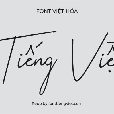 Font việt hoá SVN Harmony