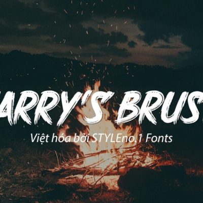 Font việt hóa SVN Harry’s Brush