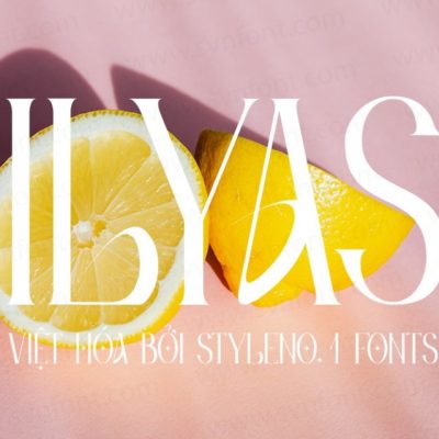 Font việt hóa SVN Ilyas
