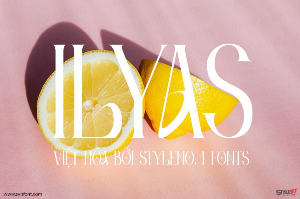 Font việt hóa SVN Ilyas