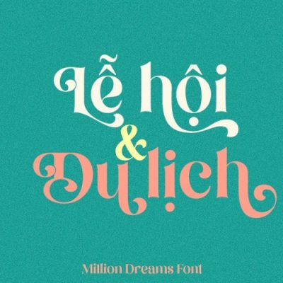 Font việt hoá SVN Million Dreams