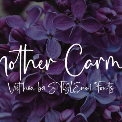 Font việt hóa SVN Mother Carmel