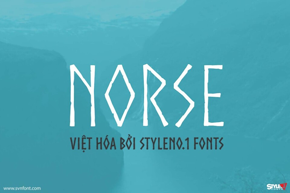 Font việt hóa SVN Norse (2 fonts)
