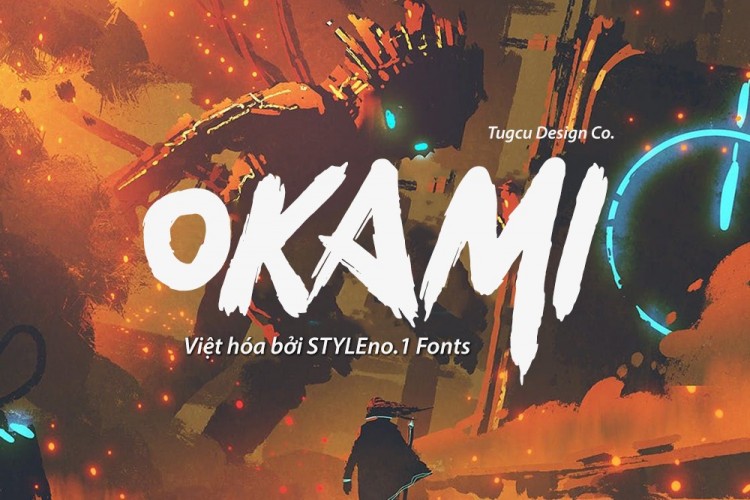 Font việt hóa SVN Okami – Brush