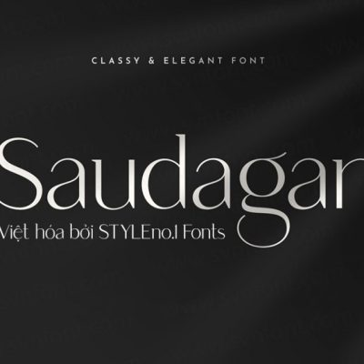 Font việt hóa SVN Saudagar