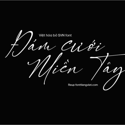 Font Việt hóa SVN Signatie