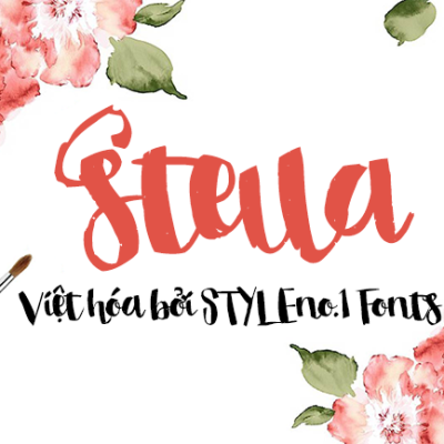 Font việt hóa SVN Stella – brush