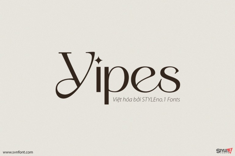 Font việt hóa SVN Yipes